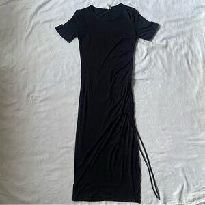 Small Women's Rib-Knit Bodycon Midi Dress